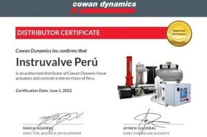 Lee más sobre el artículo Cowan Dynamics nos certifica como distribuidor oficial en Perú